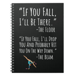 Gymnastics Gifts Sport Women Beam Girl Acrobats Notitieboek