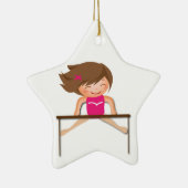 GYMNASTICS Girl Bars Gifts Keramisch Ornament (Rechts)
