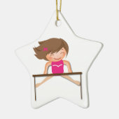 GYMNASTICS Girl Bars Gifts Keramisch Ornament (Links)