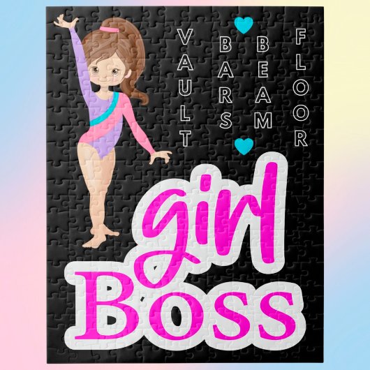 Gymnastics Girl Boss Legpuzzel
