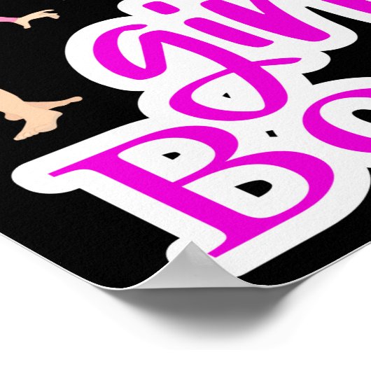 Gymnastics Girl Boss Poster (Hoek)