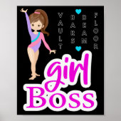 Gymnastics Girl Boss Poster (Voorkant)