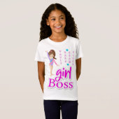 Gymnastics Girl Boss T-Shirt (Voorkant volledig)