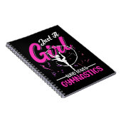 Gymnastics Girl Funny Acrobat Girl Gymnast Notitieboek (Rechterzijde)