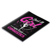 Gymnastics Girl Funny Acrobat Girl Gymnast Notitieboek (Linkerzijde)