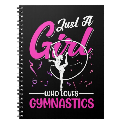 Gymnastics Girl Funny Acrobat Girl Gymnast Notitieboek (Voorkant)