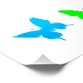 GYMNASTICS GIRL INSPIREREND ONTWERP POSTER (Hoek)