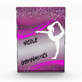 Gymnastics Girl Personalized Fotoblokken (Voorkant)