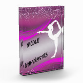 Gymnastics Girl Personalized Fotoblokken (Links)