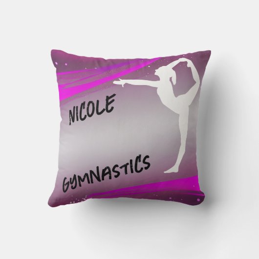 Gymnastics Girl Personalized Kussen (Achterkant)