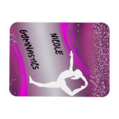 Gymnastics Girl Personalized Magneet (Horizontaal)