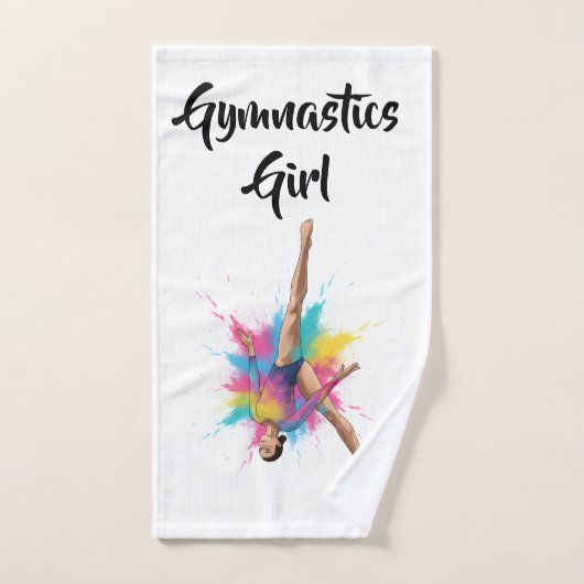 Gymnastics Girl - Towel Handdoek (Handdoek)