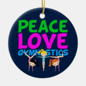 Gymnastics Girls Keramisch Ornament (Voorkant)