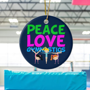 Gymnastics Girls Keramisch Ornament