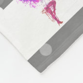 Gymnastics Girls Persoonlijke naam Bokeh Lights Fleece Deken (Hoek)