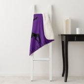 GYMNASTICS GIRL'S SHERPA BLANKET. Aangepaste naam. Sherpa Deken (In situ)