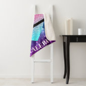 Gymnastics Glam Sherpa Blanket w/ Name of Gymnast Deken (In situ)
