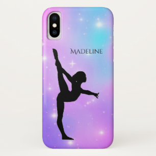 Gymnastics gradient Phone Case met naam gymnast