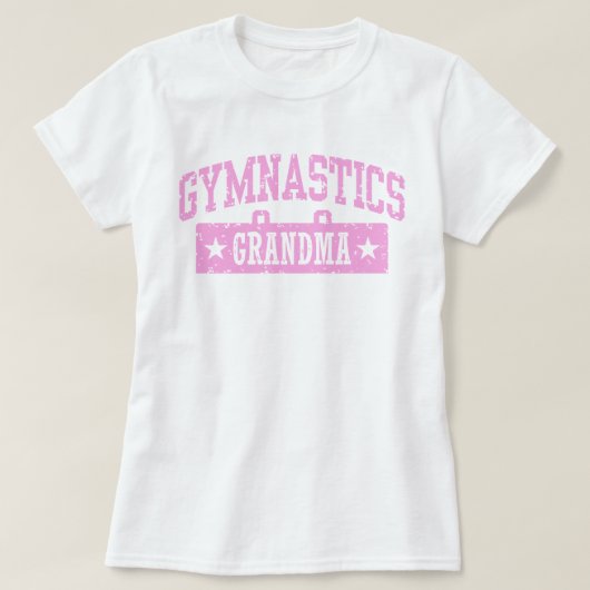 Gymnastics Grandma T-shirt (Design voorkant)