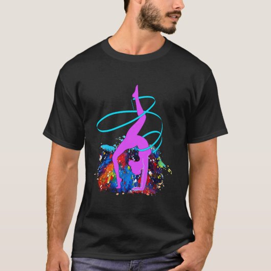 Gymnastics Gymnast aerobics acrobat Fan T-shirt (Voorkant)