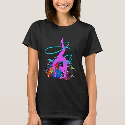 Gymnastics Gymnast aerobics acrobat Fan T-shirt (Voorkant)