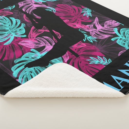 GYMNASTICS GYMNAST OP ROPES BLANKET. SHERPA DEKEN (3/4)