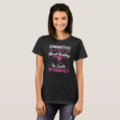 Gymnastics Is About Beating Doubts Gymnast Graphi T-shirt (Voorkant volledig)