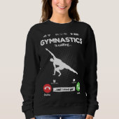 Gymnastics Is Calling I Must Go Sport Hobby Gymnas Trui (Voorkant)