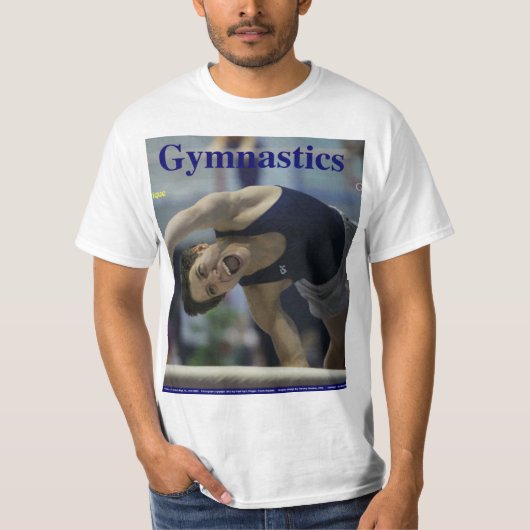 GYMNASTICS, Julius Neuber (Oostenrijk) T-shirt (Voorkant)