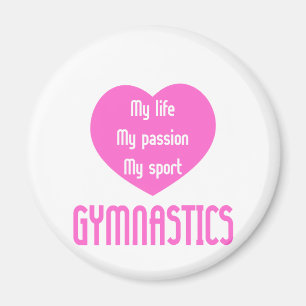 Gymnastics Life Passion Sport Magneet