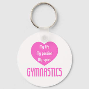 Gymnastics Life Passion Sport Sleutelhanger