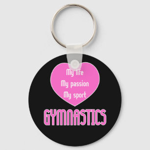 Gymnastics Life Passion Sport Sleutelhanger