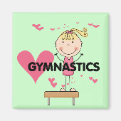 GYMNASTICS - Love Gymnastics Tshirts and Gifts Magneet (Voorkant)