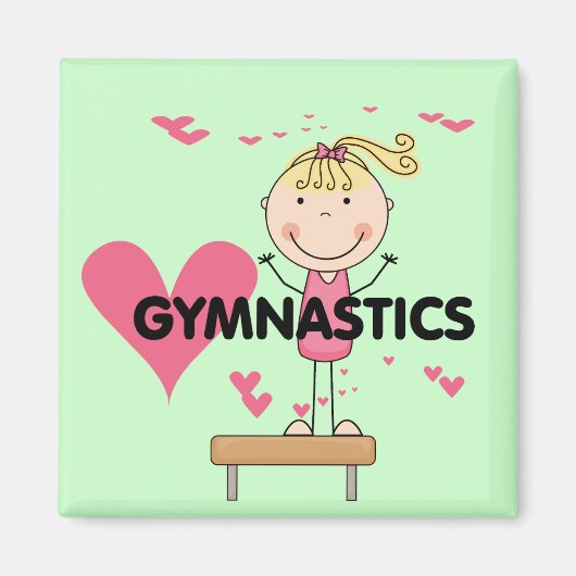 GYMNASTICS - Love Gymnastics Tshirts and Gifts Magneet (Voorkant)