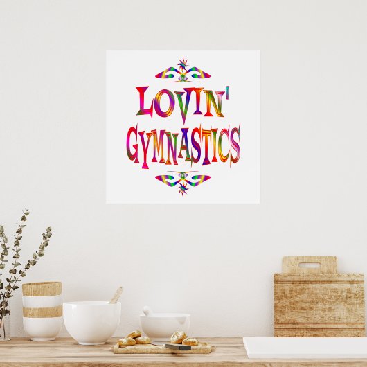 Gymnastics Lover Poster (Keuken)