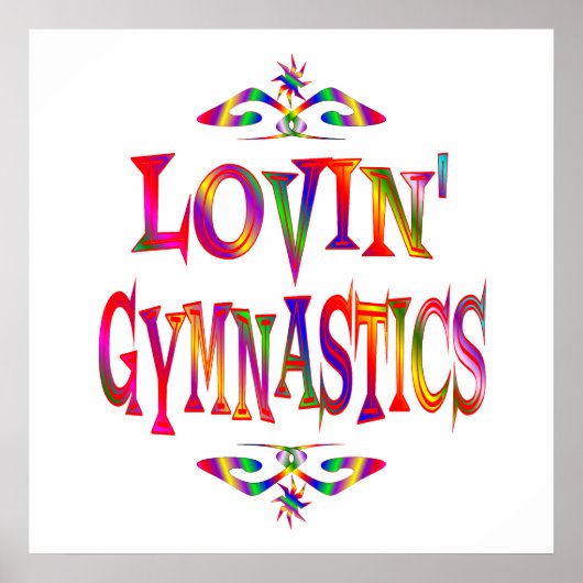 Gymnastics Lover Poster (Voorkant)