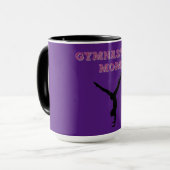 GYMNASTICS MOM-mok. Mok (Voorkant links)