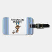 Gymnastics Monkey Bagagelabel (Voorkant horizontaal)
