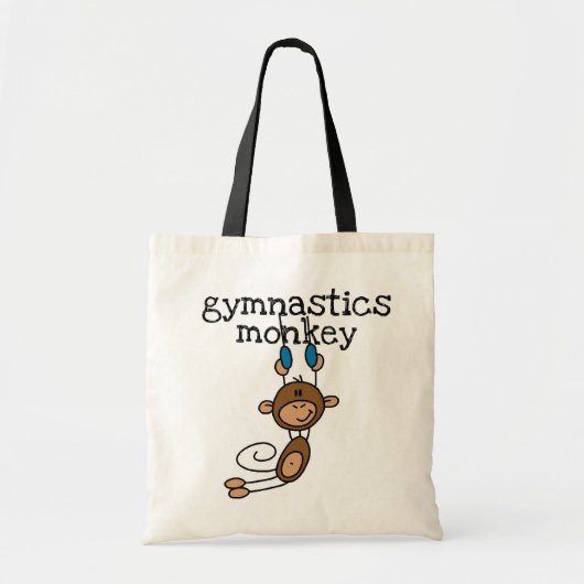 Gymnastics Monkey Tote Bag (Voorkant)