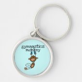 Gymnastics Monkey Tshirts en Gifts Sleutelhanger (Voorkant)