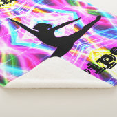 Gymnastics Multicolored Custom Sherpa Blanket Deken (3/4)
