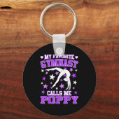Gymnastics My Favorite Gymnast Calls Me Ppy  Sleutelhanger (Voorkant)