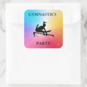 GYMNASTICS PARTIJSQUARE STICKERS (Tas)