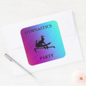 GYMNASTICS PARTIJSQUARE STICKERS (Envelop)