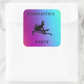 GYMNASTICS PARTIJSQUARE STICKERS (Tas)