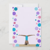 Gymnastics Party Flat Hartelijk dank voor Aqua en Kaart (Achterkant)