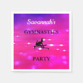GYMNASTICS-PARTY voor meisjes, persoonlijke set va Servet (Voorkant)