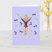 Gymnastics Princess Kaart (Gele Bloem)