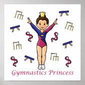 Gymnastics Princess Poster (Voorkant)