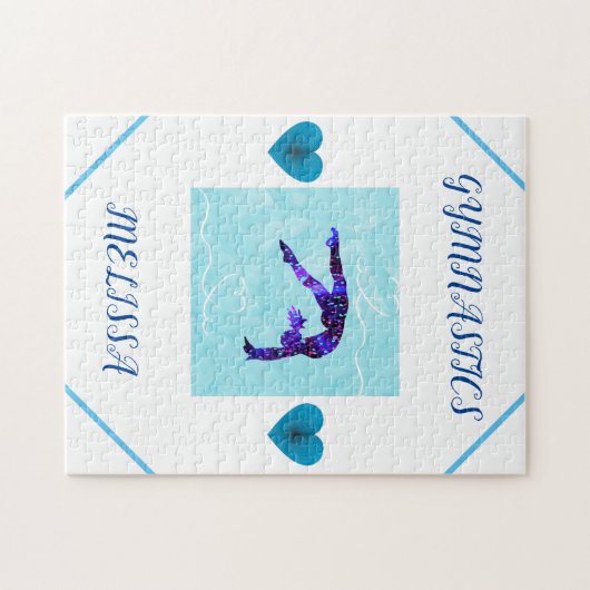 GYMNASTICS-puzzel op maat gemaakt. Legpuzzel (Horizontaal)